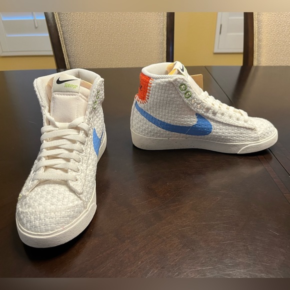 New Nike blazer Mid 77 Next Nature Hemp Sneaker Shoes - Picture 6 of 12